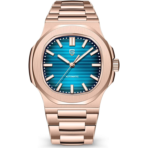 Reloj Automático Pagani Design Para Hombre Oro Rosa 40 mm Acero Inoxidable