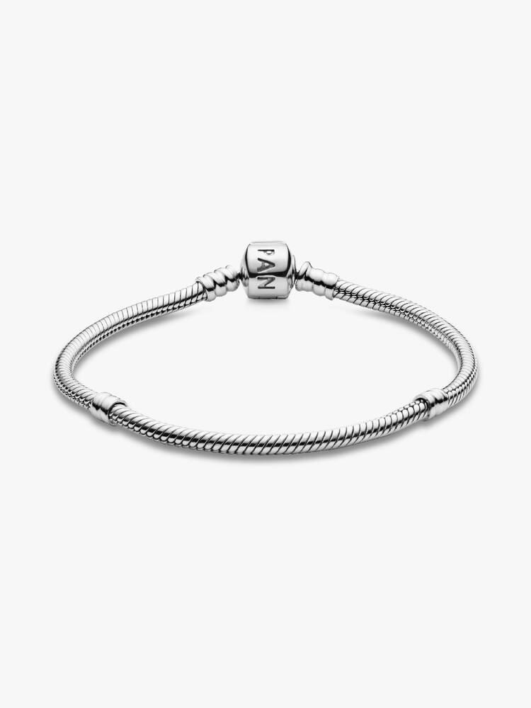 Pulsera cadena de serpiente con broche de barril